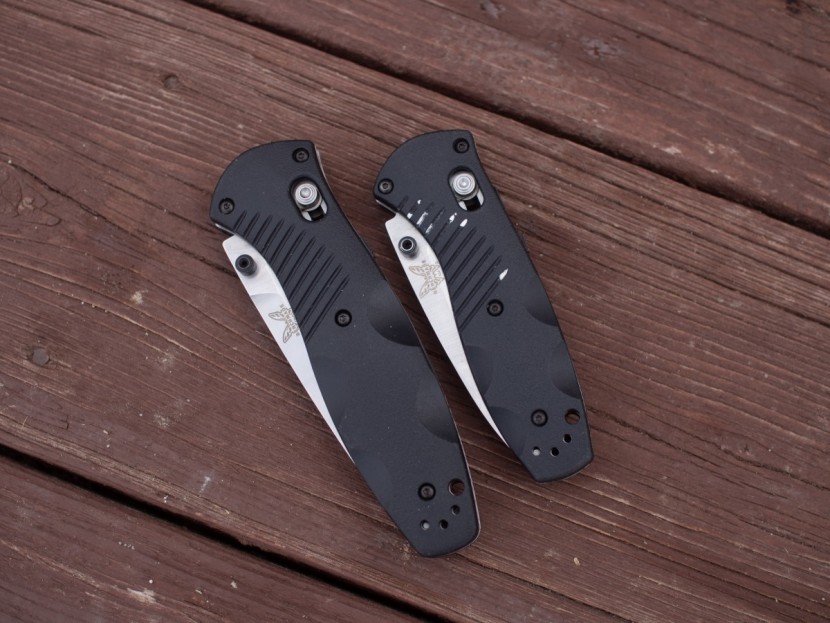 benchmade barrage 580 - the full-size barrage 580 (left) next to the editors' choice...