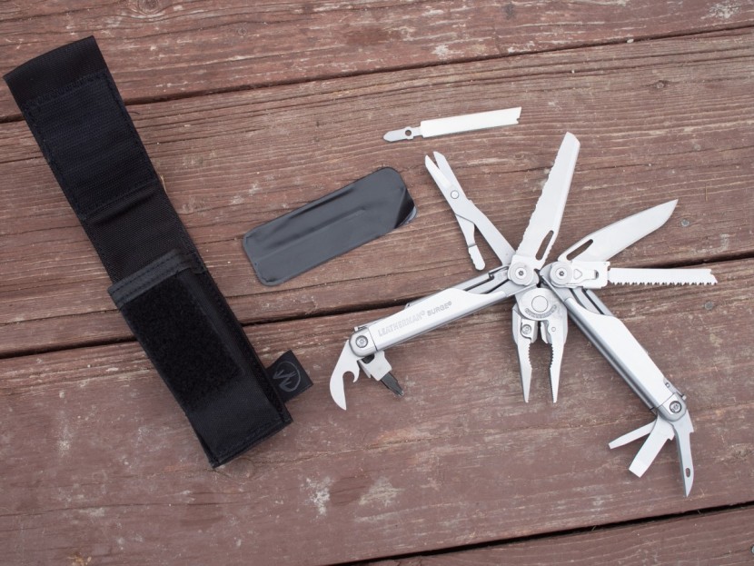 leatherman surge - the surge, with all its component parts. it can be accessorized with...