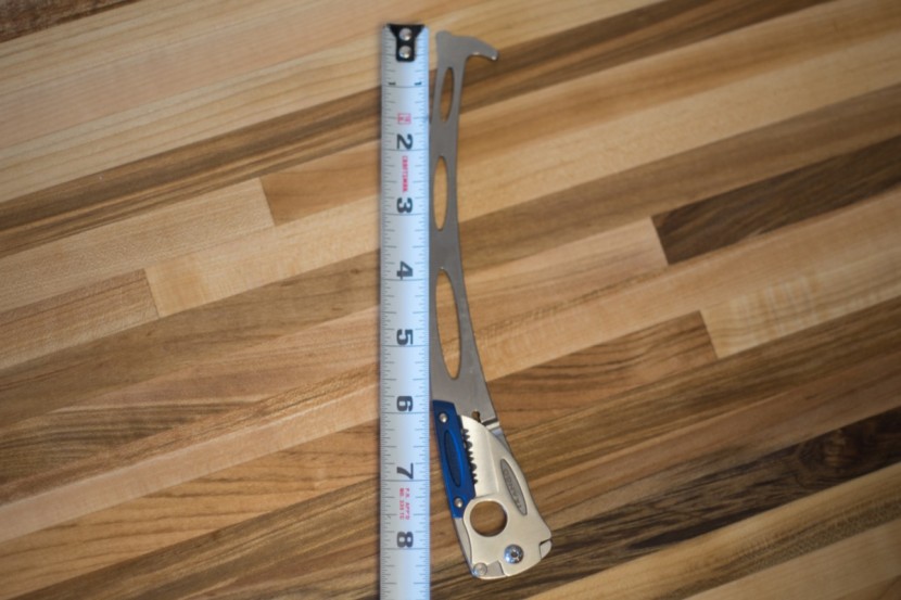 trango shark - this nut tool/knife combo will require an extra carabiner to attach...