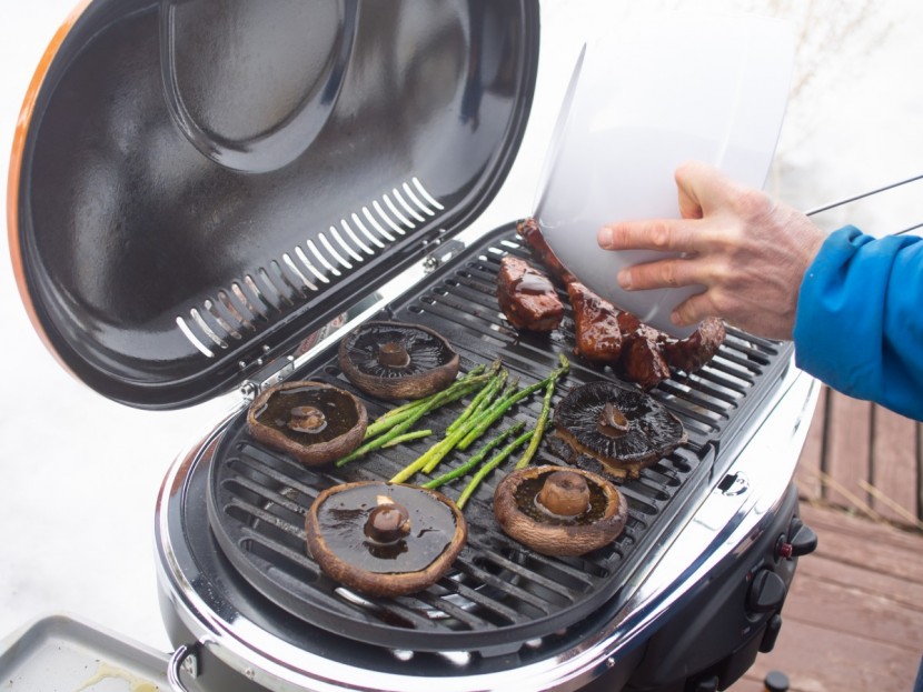 coleman roadtrip lxe - for cooking two different types of food, the dual burners of the lxe...