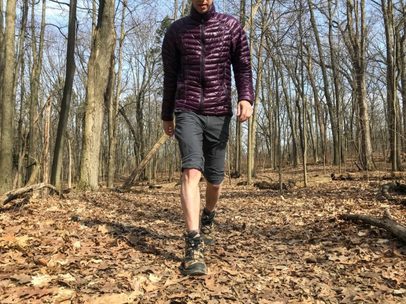 the north face paramount active - rolling up the legs in an effective way to stay cool. there's...