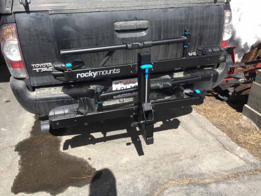rockymounts monorail - it's lower profile than many other racks, but it still takes up...