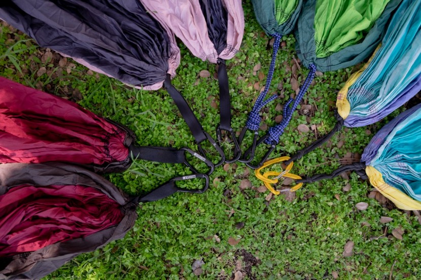 directly comparing the quality of the slings and carabiners.
