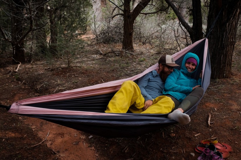 wise owl outfitters doubleowl - sitting together in this hammock is alright, but huddling in...