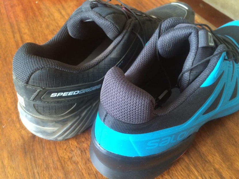 salomon speedcross 5 - very comfortable straight out of the box! one design feature added...