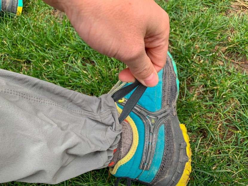 outdoor research ferrosi convertible for women - the cinch strap on the ferrosi comes in handy to seal in warmth...