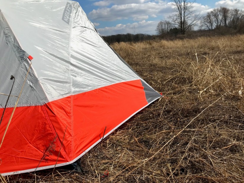 kelty dirt motel 2 - the fly really hugs the ground which is nice for keeping out the...