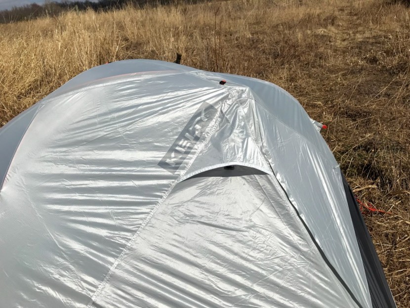 kelty dirt motel 2 - the vent on the fly is small and we felt somewhat ineffective.