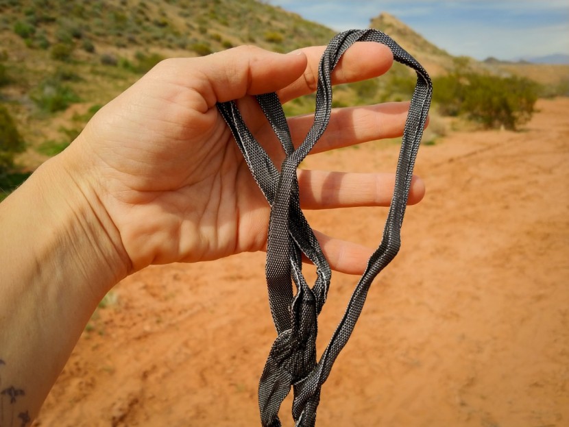 a wide strap is necessary to protect trees from damage but the...