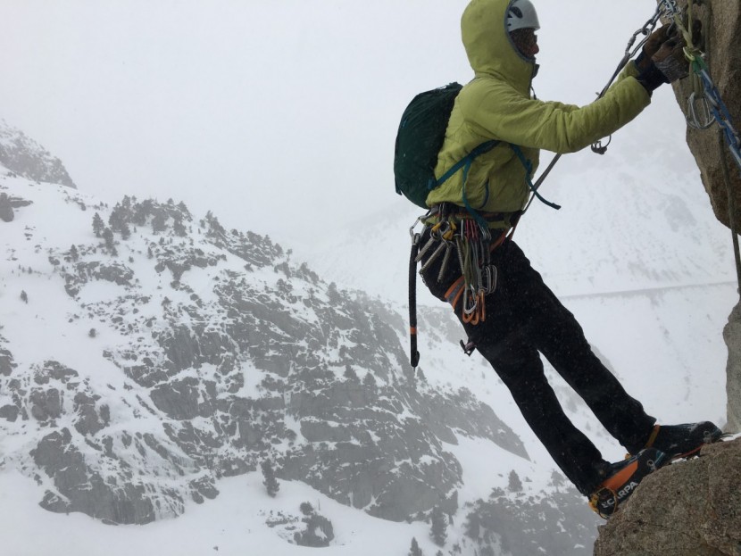 our testers were happy to climb in this boot from tying in to...