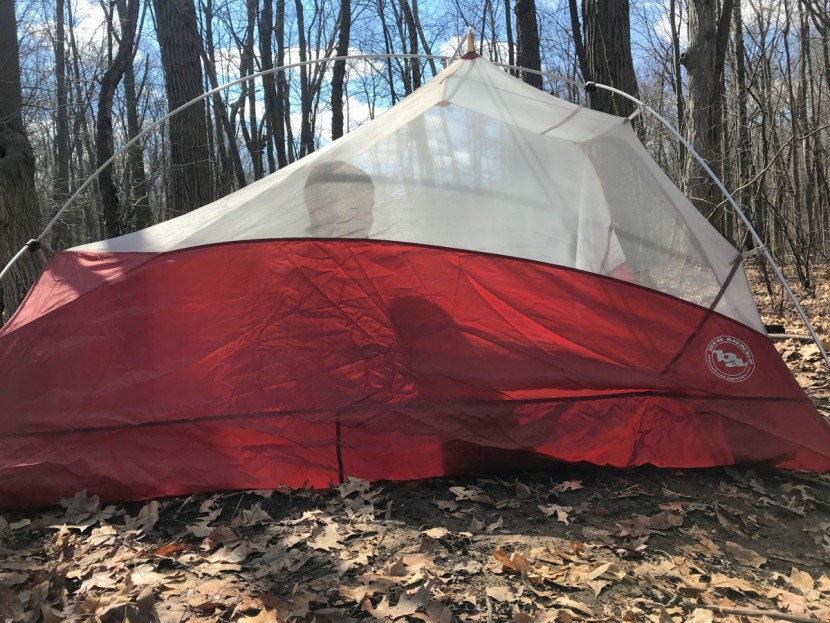 big agnes c bar 2 - it's actually kind of easy to hide out in this tent. it offers more...