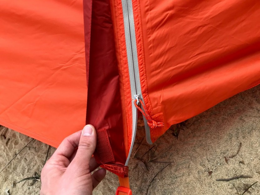 marmot catalyst 2 - this tent comes with a zipper flap cover because the zipper itself...