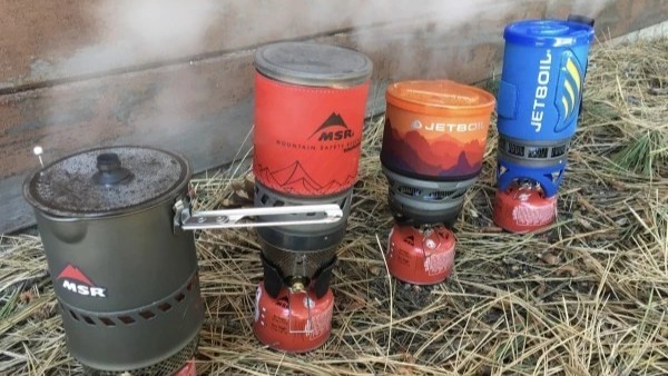 camping stove - a top backpacking stove can also be useful when car camping. tea...
