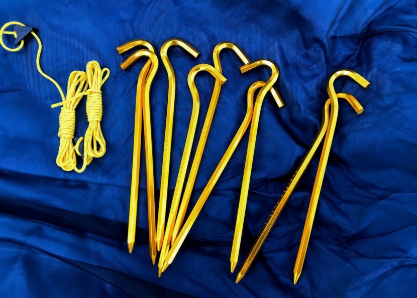 sierra designs clip flashlight 2 - these stakes are certainly better than those that come with many...