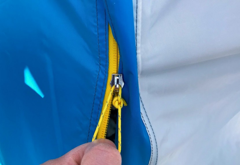 sierra designs clip flashlight 2 - we found that the vestibule zipper got caught quite a bit on the...