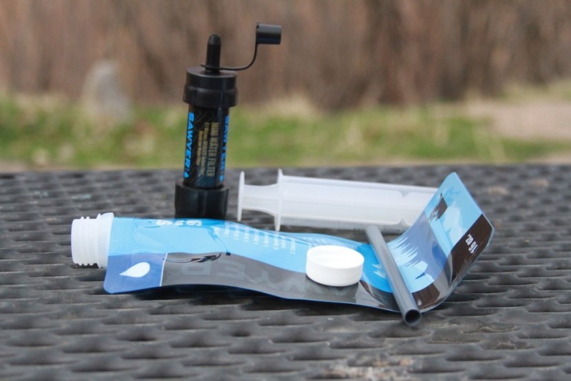 sawyer mini - the filtration system provides storage and on-the-go capabilities...