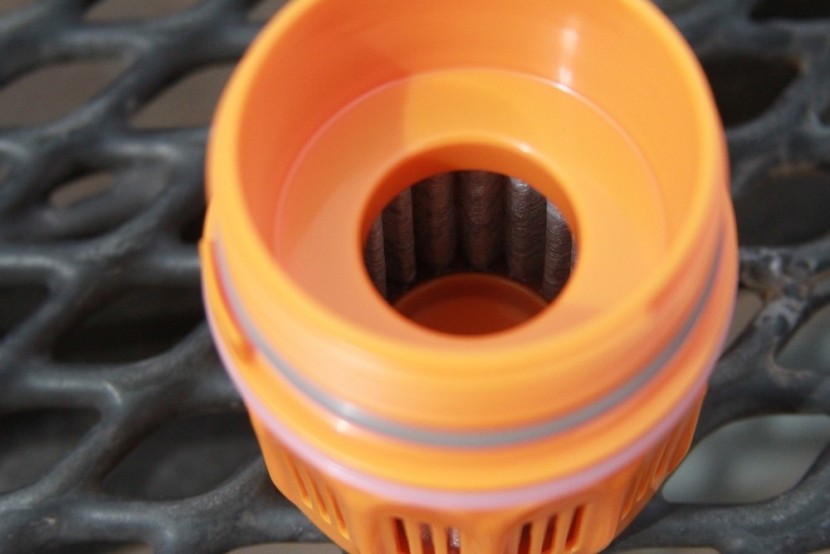 grayl ultralight purifier - a look at the internal anatomy of the filtration cartridge that is...