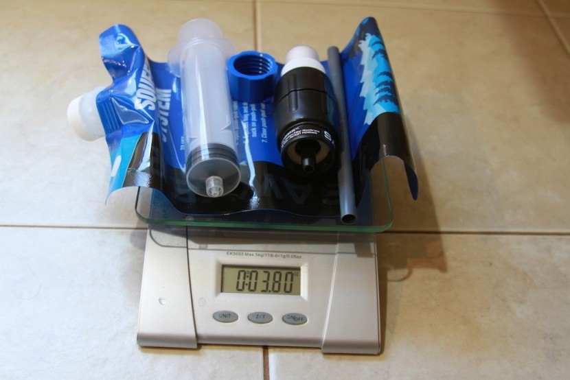 the entire purification kit is lightweight and easy to pack without...