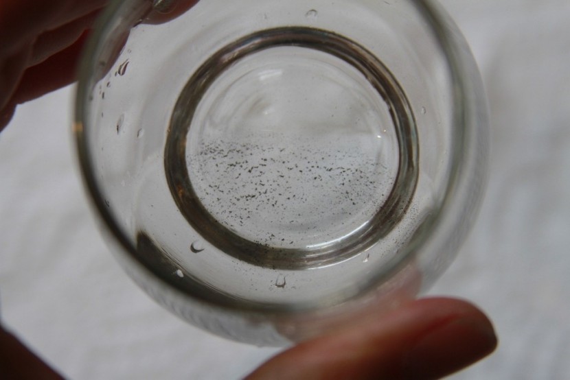 sawyer s2 foam - a look at some of the black particulates that were filtered out of...