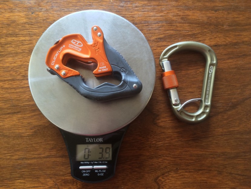 climbing technology clickup +. - one advantage of this device is its low weight. it also comes with...