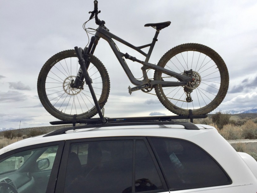 bike rack - roof racks require lifting the bike all the way up to roof height...