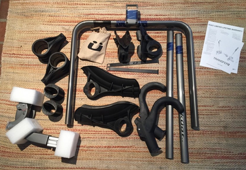 kuat transfer - not impossible, but far from the easiest rack to assemble in this...