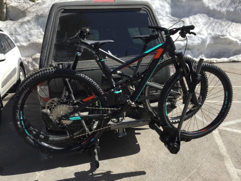 bike rack - hitch mount racks with wheel trays are among the most user-friendly...
