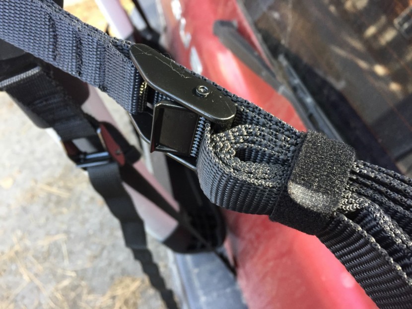 kuat highline - the cam locking buckles work well to secure the straps in place, but...