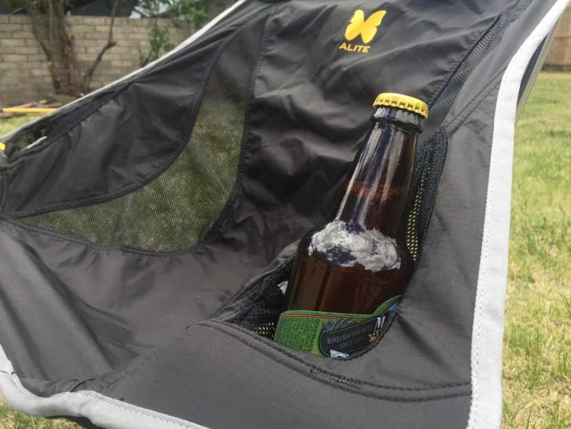 alite stonefly - the stonefly is the only chair that we tested with cup holders.