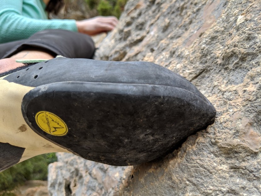 la sportiva futura for women - edging with the futura takes some getting used to.