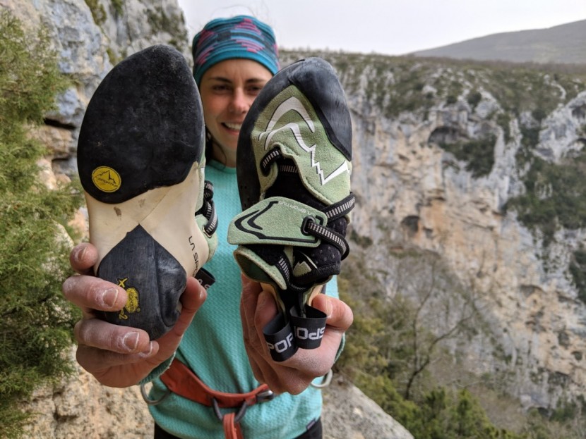 la sportiva futura for women - the futura's were our favorites for the steep limestone walls of the...
