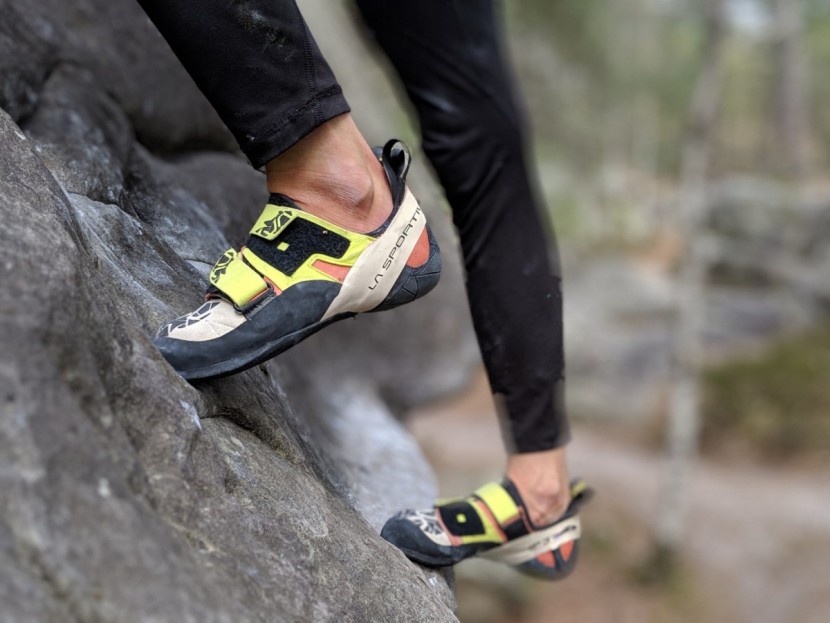 climbing shoes womens - thes duel velcro straps on the otaki make them easy to get on and...