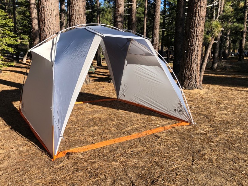 big agnes titan 6 mtnglo - sunshade? rainshade? whatever the sky is doing, the titan 6 mtnglo...