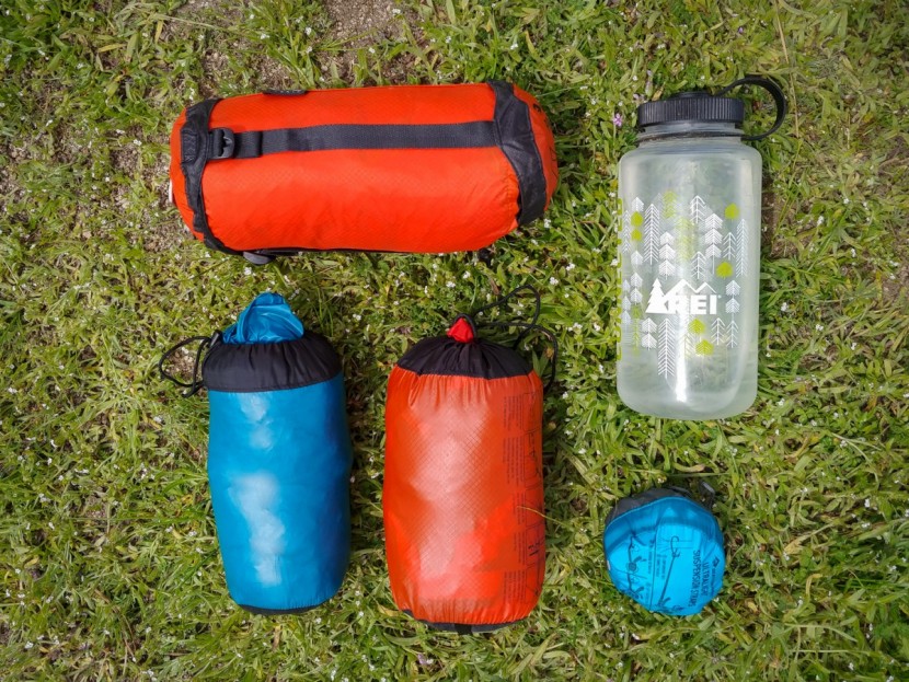 sea to summit pro double - pictured here is your entire shelter! the hammock itself (top) is...