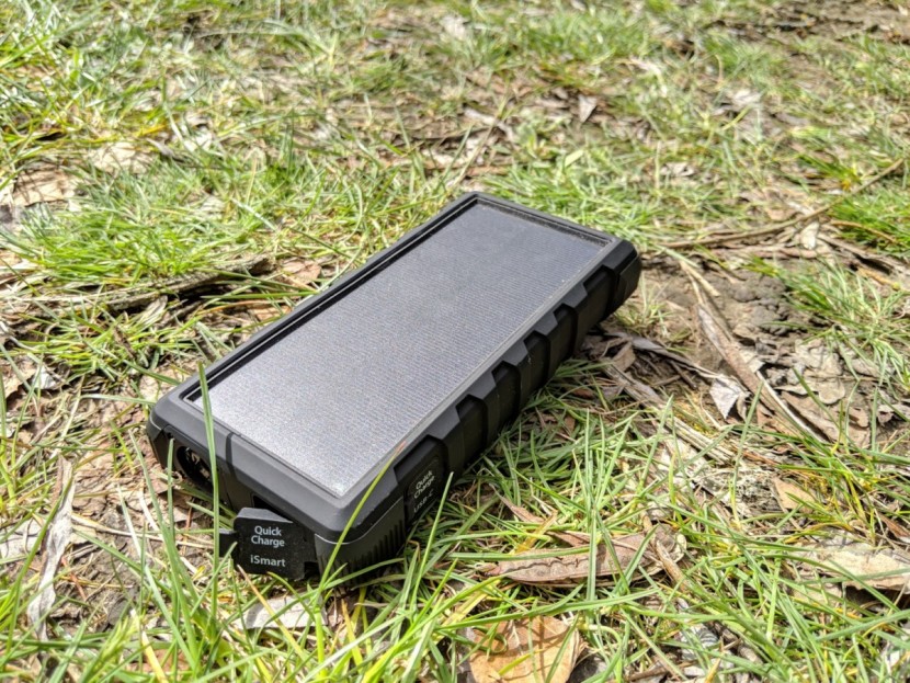 ravpower 25,000mah - the hefty ravpower shown here with its multiple usb ports, solar...