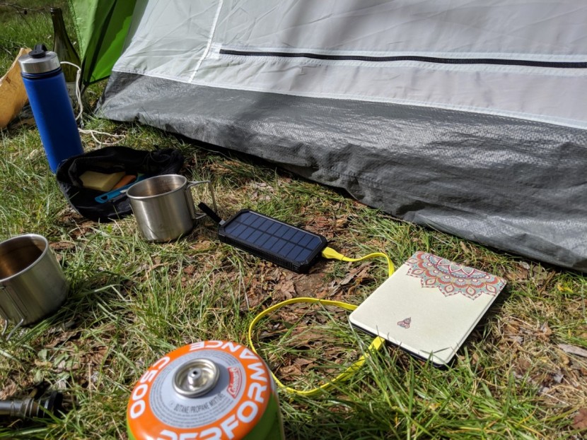 renogy 15,000mah - the renogy 15,000mah is a great panel to bring traveling - it kept...