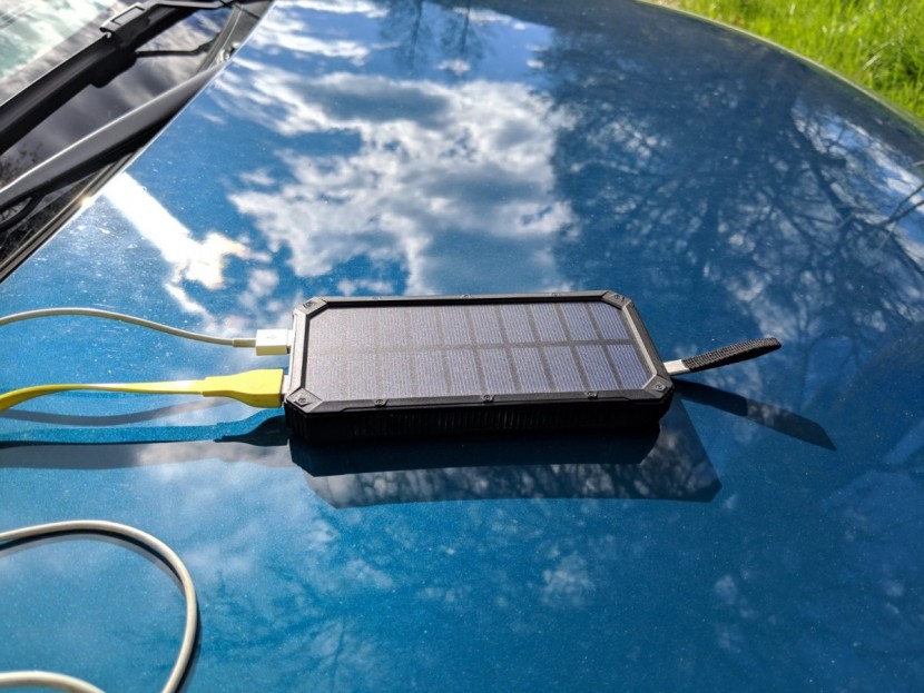 renogy 15,000mah - the renogy is decent when left sitting in the sun for long periods...