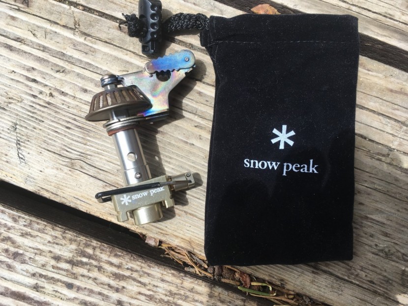 snow peak litemax - the litemax in compact form with its mini stuff sack.