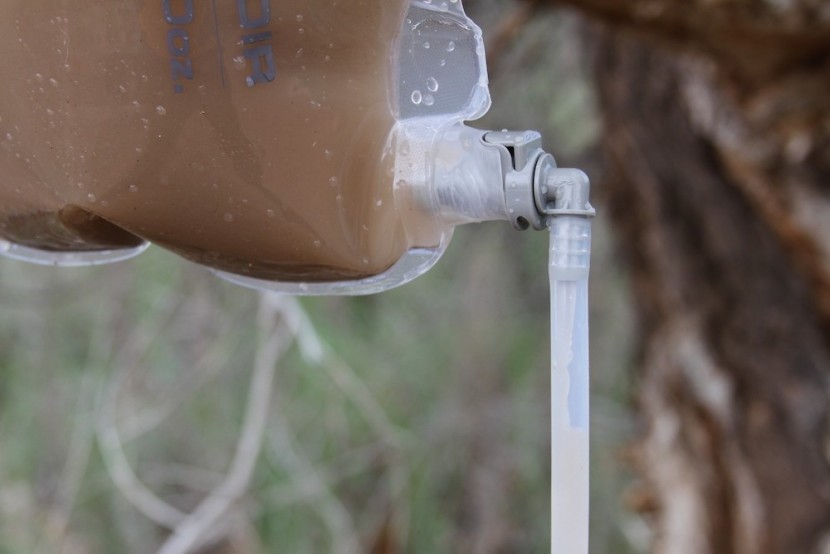 platypus gravityworks - we see the solid connections here and the backflushing system above...