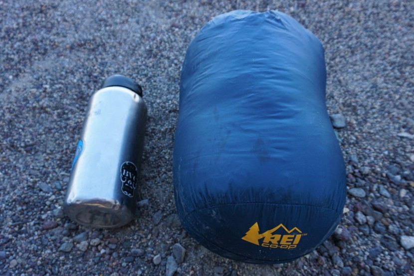 rei co-op igneo 25 - the igneo packs remarkably small for its warmth and price. we just...