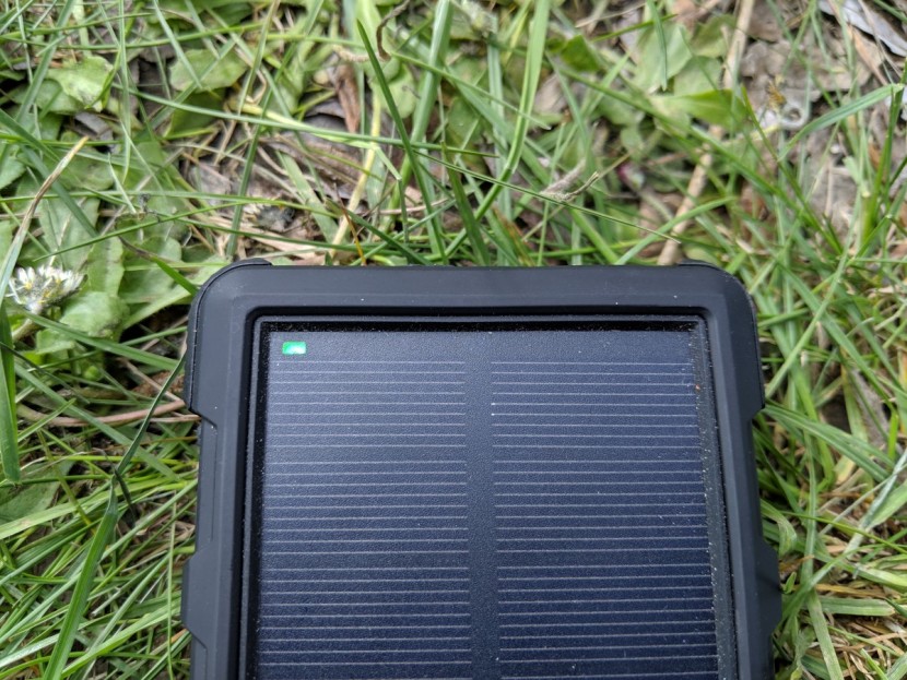 ravpower 25,000mah - the small green led in the top left corner of the ravpower was meant...