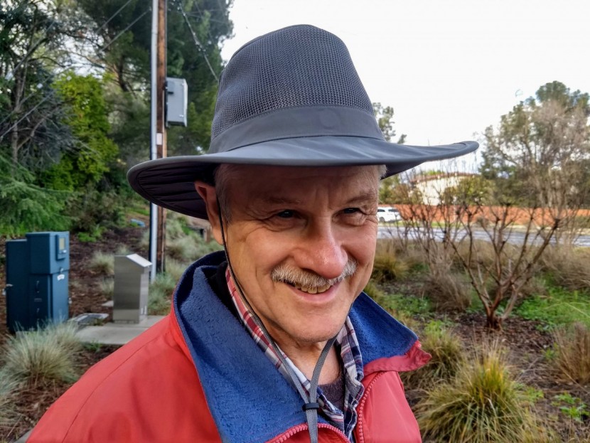outdoor research ghost rain - our lead tester's cool dad thought this was a cool-looking hat.