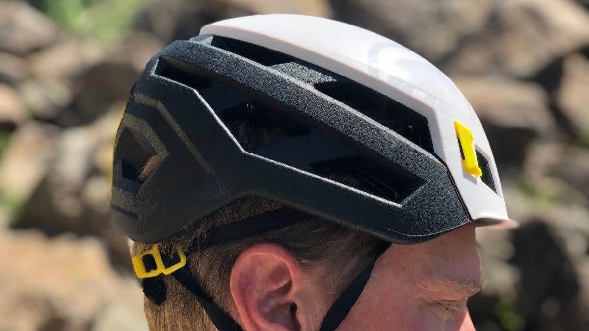 Mammut Wall Rider Mips Review (This helmet has a lot of ventilation holes on the sides of the head, including two in the front over the forehead...)