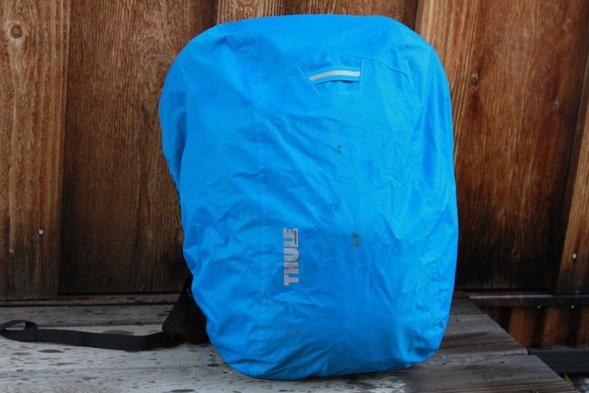 thule pack 'n pedal commuter - a look at the built-in and stowable rain fly that will keep your...
