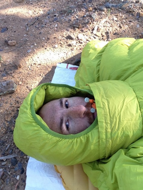 exped hyperquilt 36 - the exped hyperquit hood shape is nice, but the drawstrings end up...