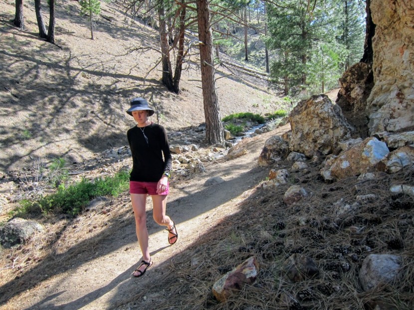 kuhl sun blade - this hat looks like a pith helmet. we weren't too embarrassed to...