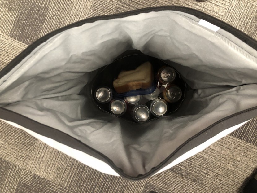 icemule pro - the icemule fits a fair amount of contents and after a little...