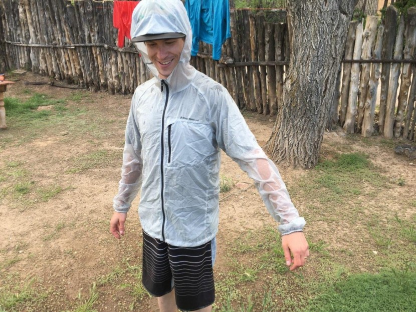 wind breaker jacket - despite claims of a superior dwr fabric, our hose test showed that...