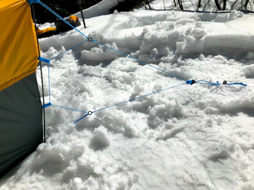 nemo rocket - the carbon fiber strut at each corner holds tension. the cord system...