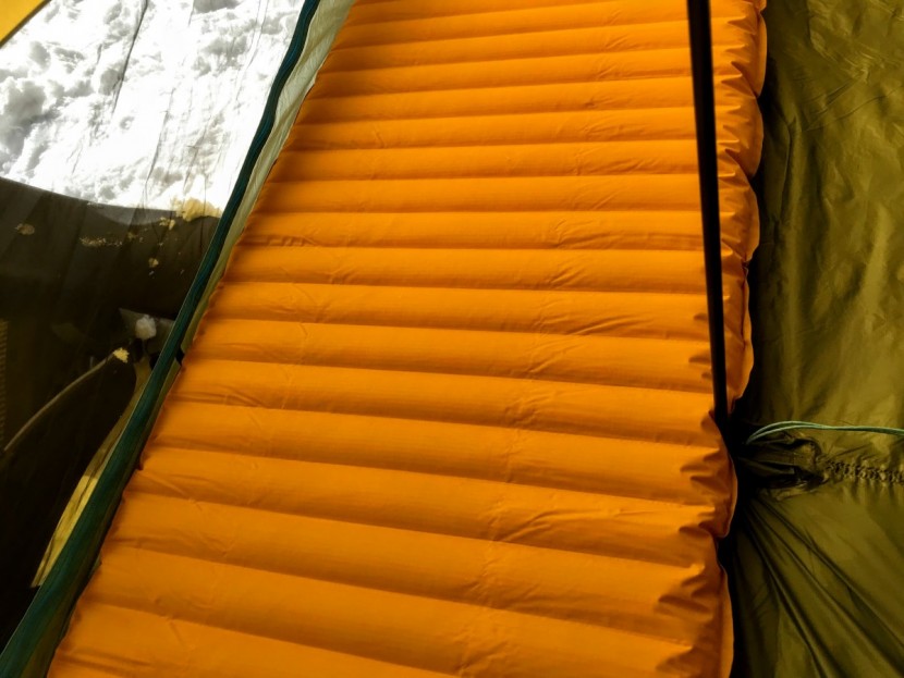 nemo rocket - this tent is really narrow for two people. a thermarest hugs the...